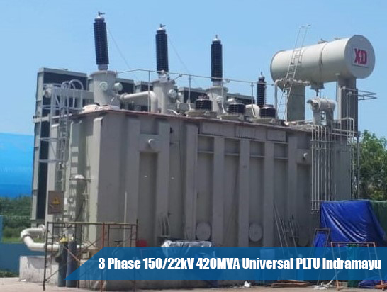 3 Phase 150-22kV 420MVA Universal PLTU Indramayu